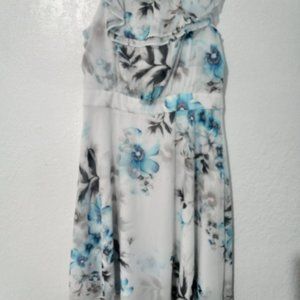 Floral off the shoulder dress